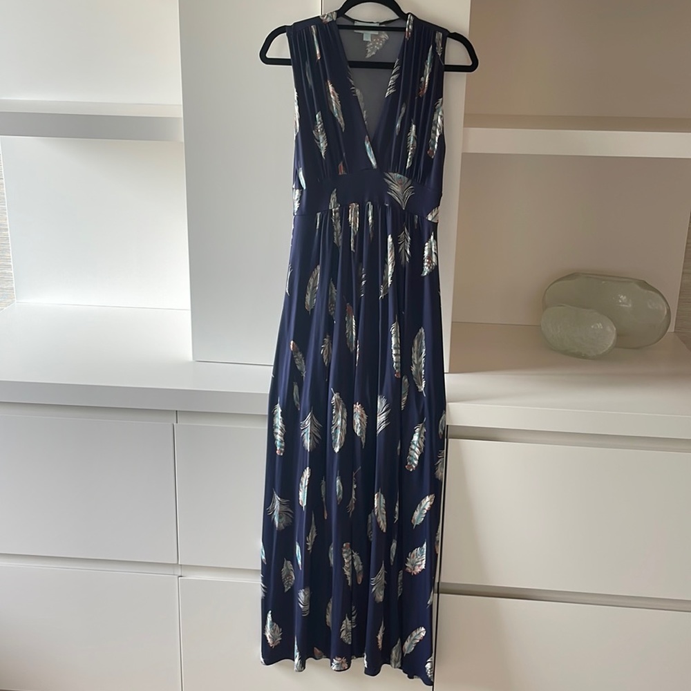 Feather Maxi Dress